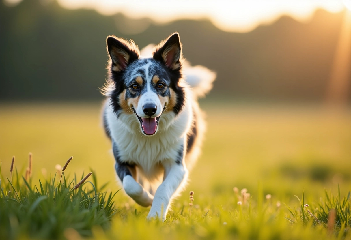 border collie merle bleu