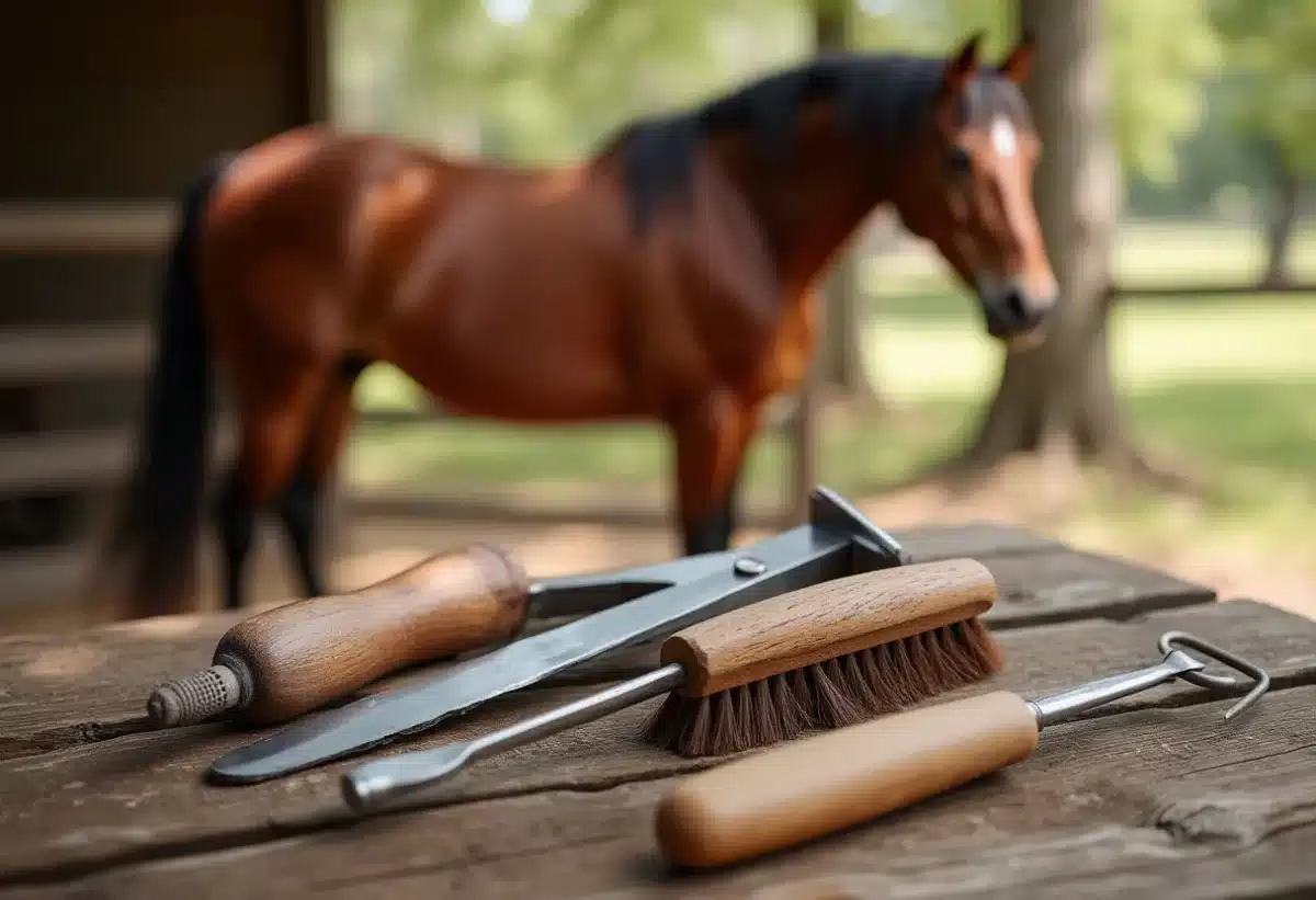 Les accessoires indispensables pour le soin des sabots de vos chevaux